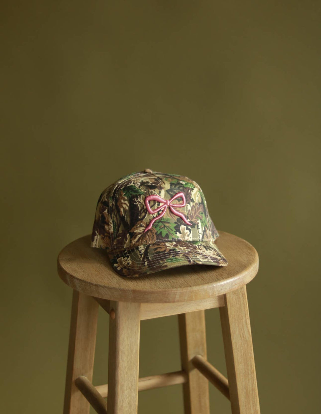 Camo Pink Bow Hat