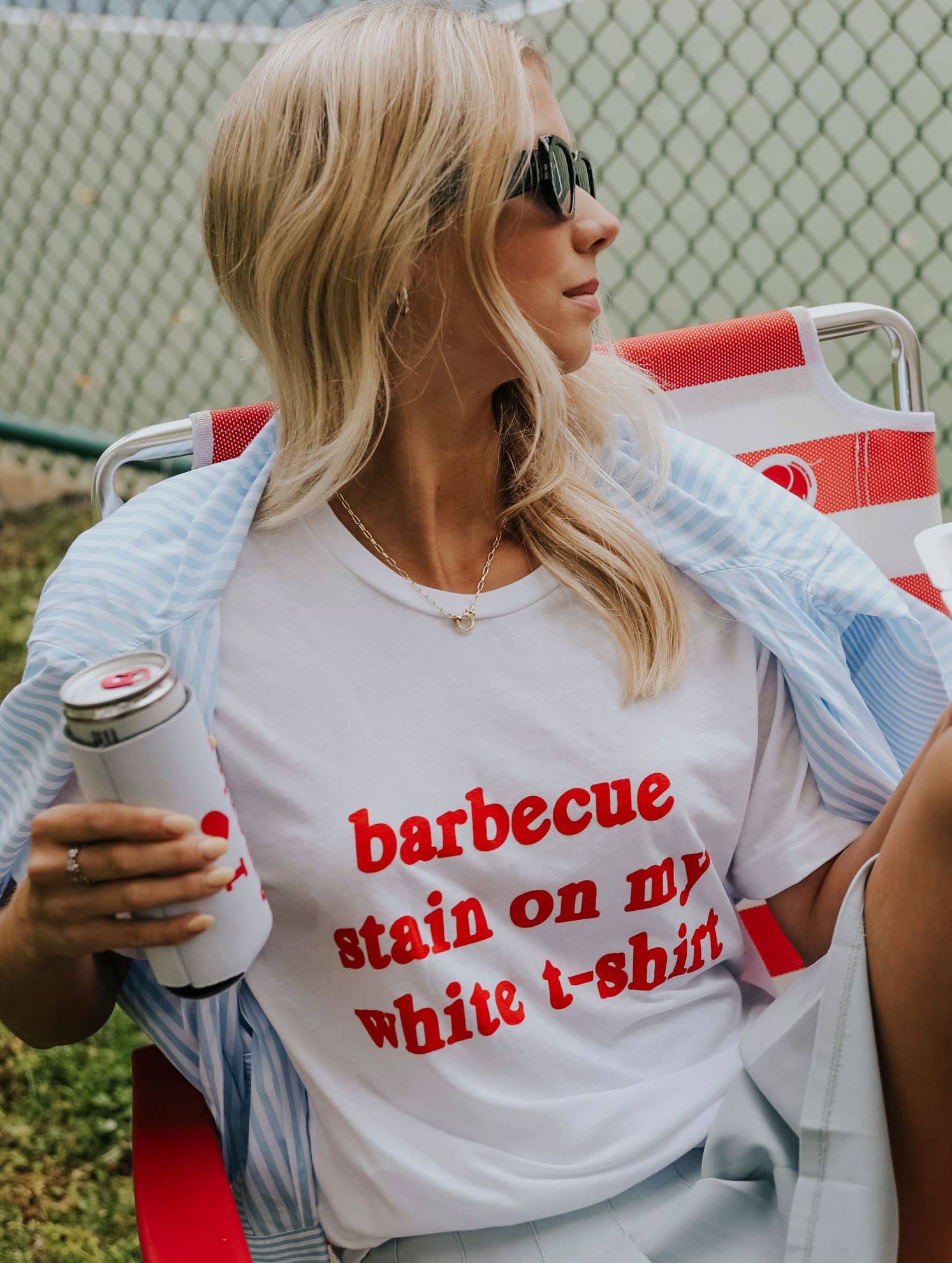 BBQ Stain Tee - Renegade Revival