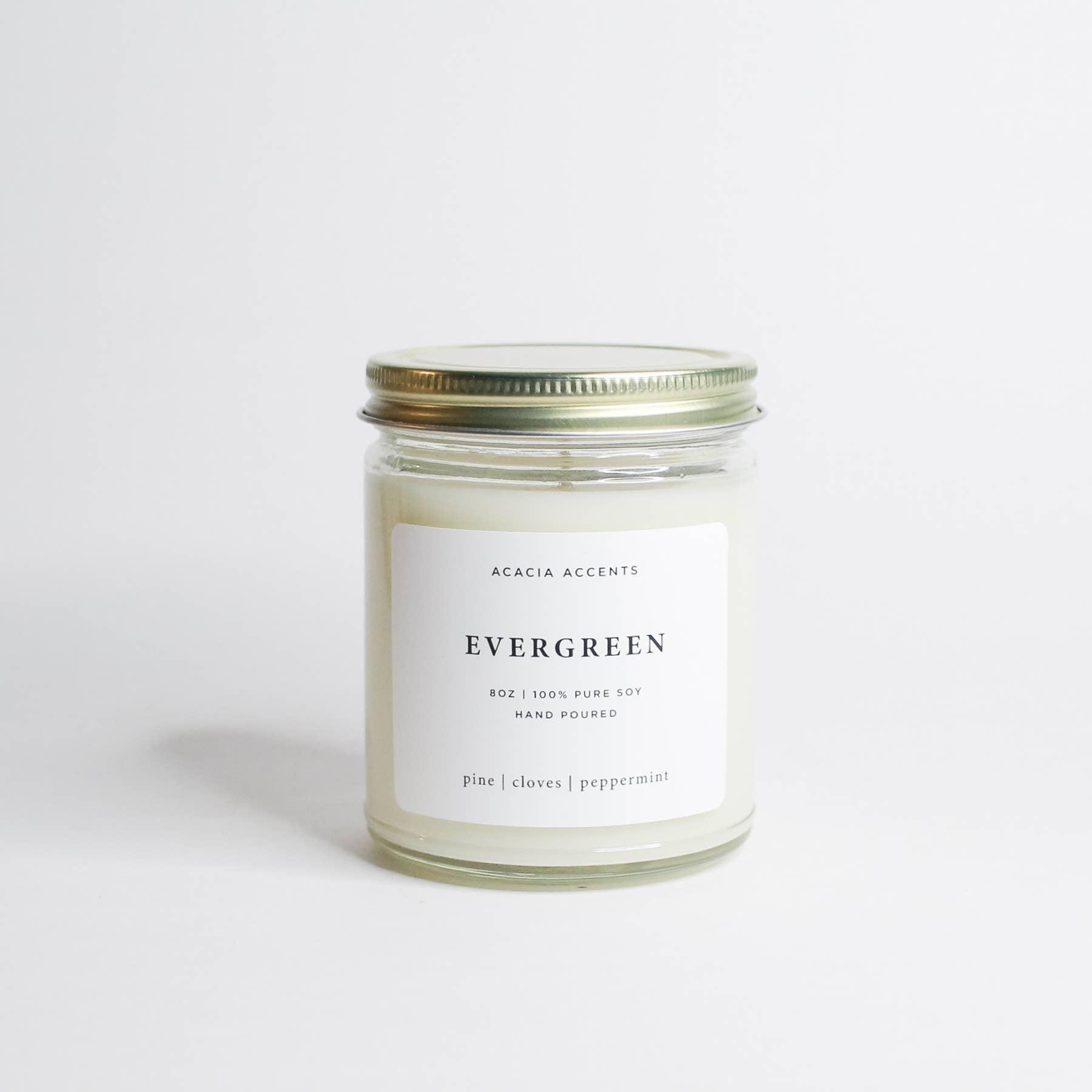 Evergreen | Minimal Candle | 100% Soy Candle - Renegade Revival