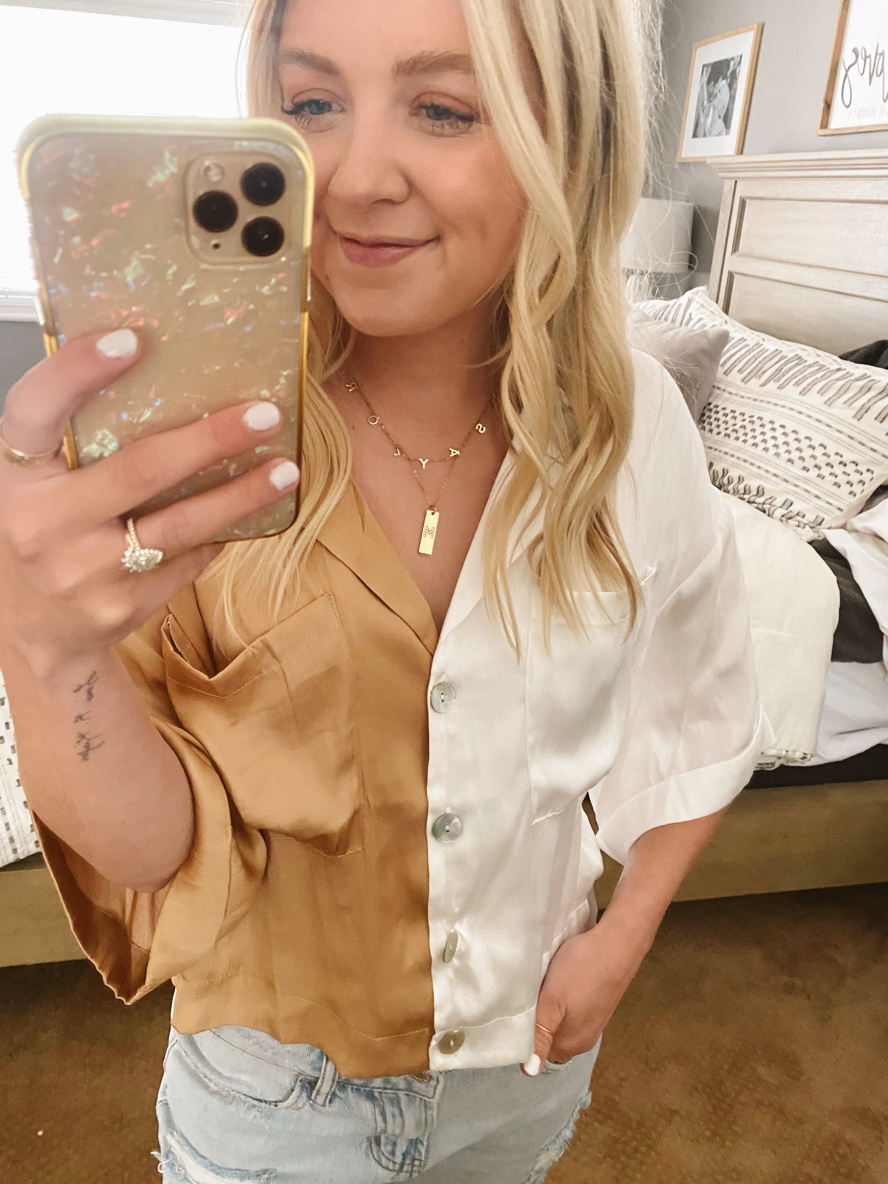 Willa Button Up Top - Renegade Revival