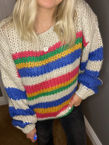 Monti Striped Sweater - Renegade Revival